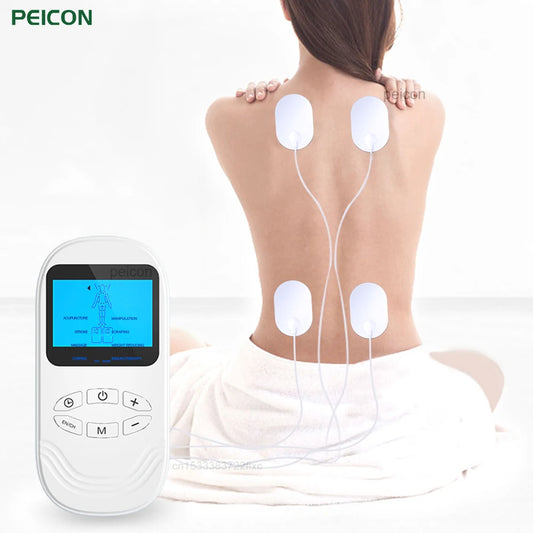 EMS Pulse 8 Modes Electric Muscle Stimulator for Waist Neck Body EMS Meridian Physiotherapy Pulse Muscle Relaxation Massager