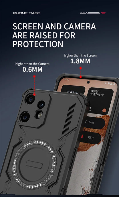 Lens Protection Heat Dissipation Case For Nothing CMF Phone 2 Pro Cover Magnetic Wireless Charging Shell Fundas Coque