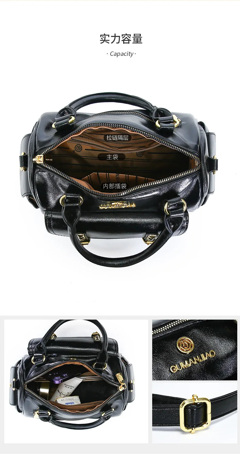 BALDAUREN Large - capacity embossed bags, including cross - body tote bags, Boston bags, women's handbags