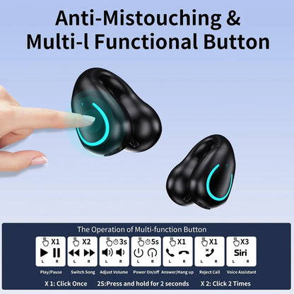 YYK-Q71 Q80 Wireless Bluetooth Translation Earbuds LED Digital Display Type-C Charging Translators Headphone For Travel Business