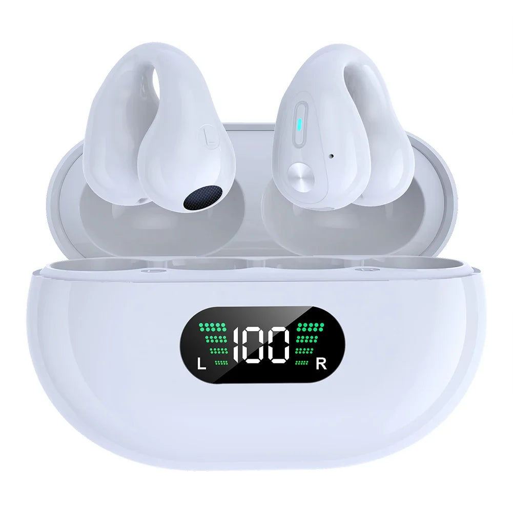 YYK-Q71 Q80 Wireless Bluetooth Translation Earbuds LED Digital Display Type-C Charging Translators Headphone For Travel Business