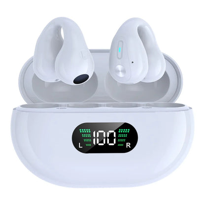 YYK-Q71 Q80 Wireless Bluetooth Translation Earbuds LED Digital Display Type-C Charging Translators Headphone For Travel Business