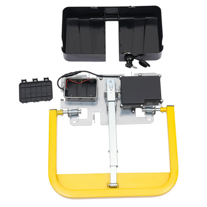 Remote Control Parking Lock Car Parking Spot Lock Auto Space Stall Barrier W/Alarm for Home/Commercial Use