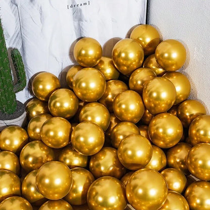 50Pcs 10Inch Double-Layer Pomegranate Red Balloon,for Wedding, Birthday, Anniversary, New Year, Christmas, Valentine's Day Decor