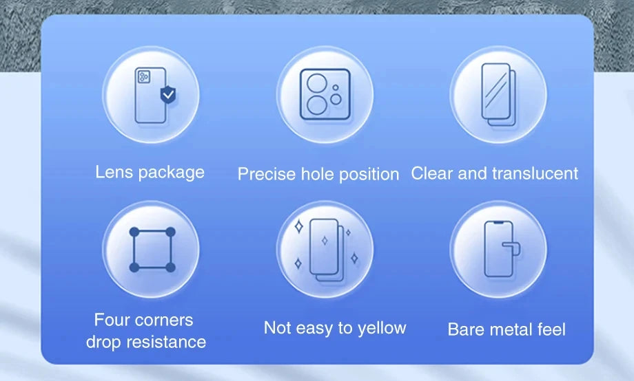 Shockproof Silicone Clear Phone Case For iPhone 11 12 13 14 15 Pro Max Plus Lens Protection For iPhone 13 14 15 Pro Back Cover