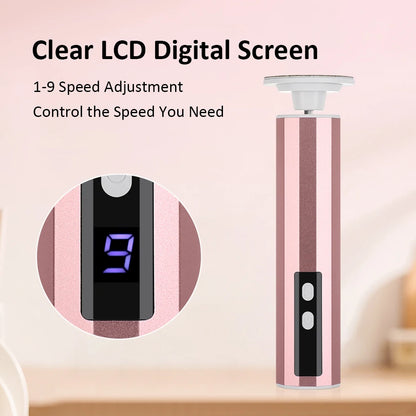 USB Rechargeable Electric Foot Care Callus Remover Nail Grinder Professional Foot Care File with replacement sandpaper tray