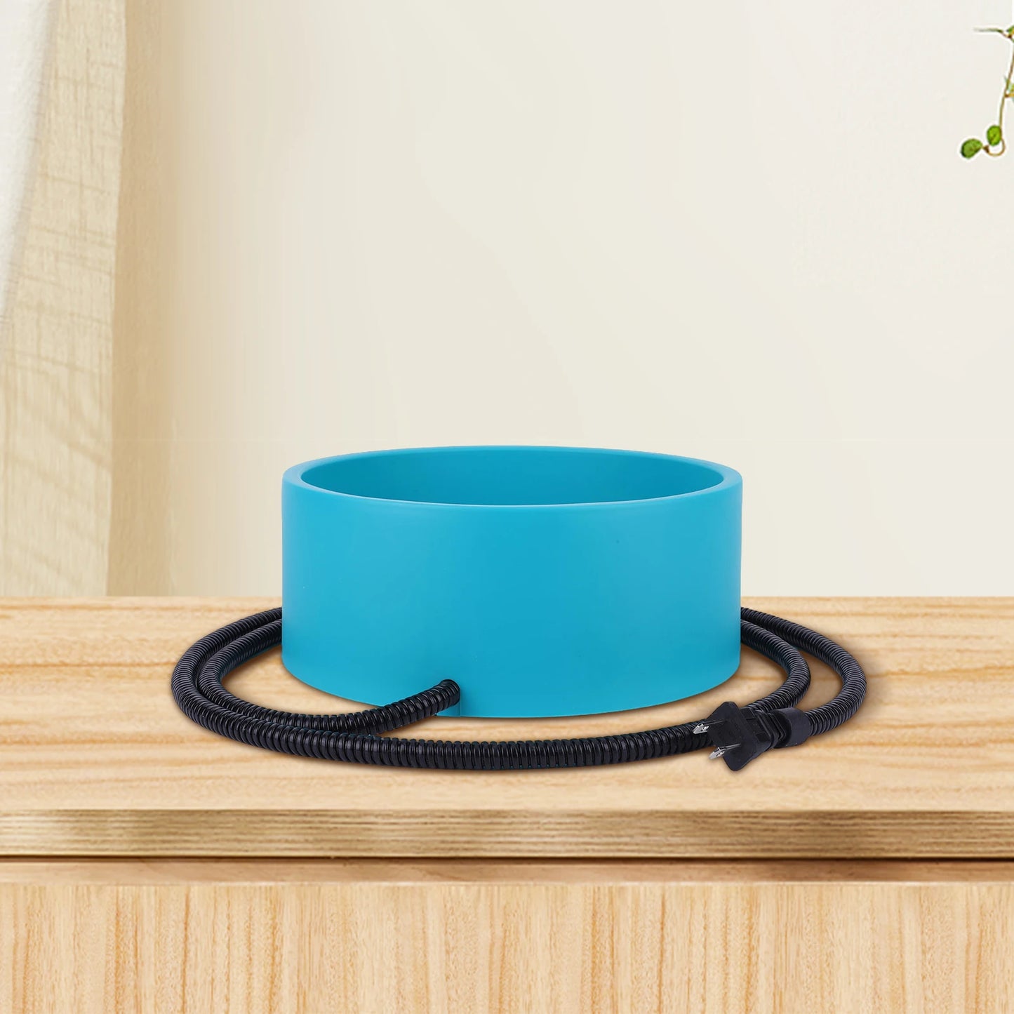 Heated Pet Water Bowl 108 Oz Outdoor Heated Dog Dish Anti-Freeze Heated Pet Water Dish for Cat Rabbit Chicken Duck Squirrel