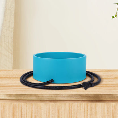 Heated Pet Water Bowl 108 Oz Outdoor Heated Dog Dish Anti-Freeze Heated Pet Water Dish for Cat Rabbit Chicken Duck Squirrel