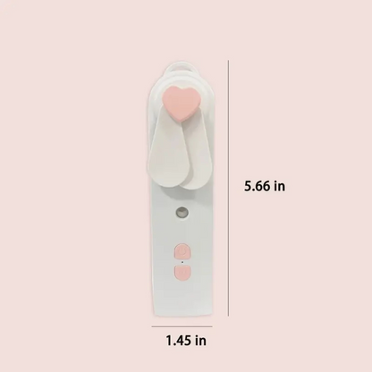 Mini Nano Face Steamer Handheld Mist Fan, 2-speed Wind Adjustment, Water Sprayer - Perfect Gift for Women, Wife, Girls